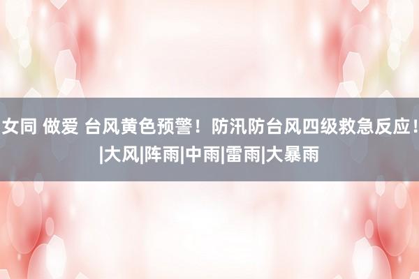 女同 做爱 台风黄色预警！防汛防台风四级救急反应！|大风|阵雨|中雨|雷雨|大暴雨