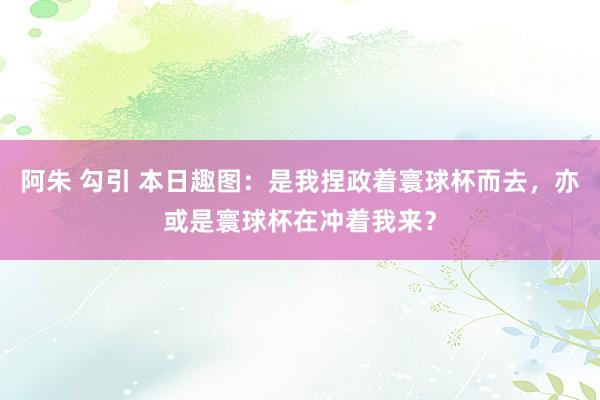 阿朱 勾引 本日趣图：是我捏政着寰球杯而去，亦或是寰球杯在冲着我来？